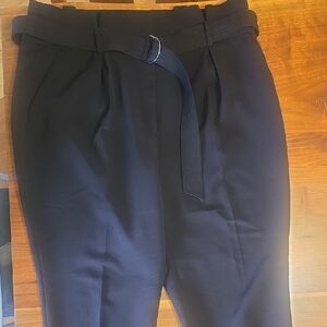 White House Black Market Black Cropped Pants